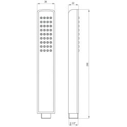 Душевая система Deante BXYSX44T-1 черный