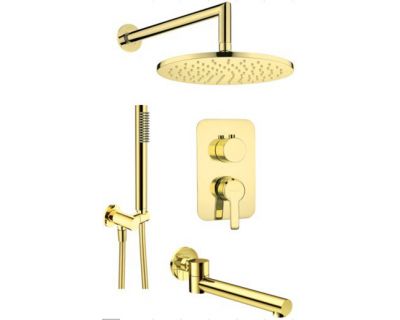 Душевая система Deante ARNIKA GOLD-4 золото
