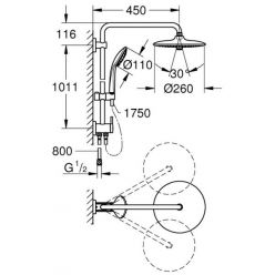 Душевая система Grohe Euphoria 260 27421002