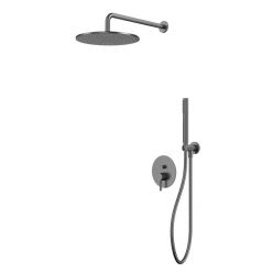 Душевая система Whitecross Y gunmetal YSET04GM, цвет оружейная сталь