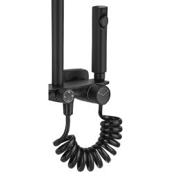 Душевая система Rea Helix black matt P6618 черный матовый