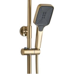 Душевая система Rea Helix BRUSHED GOLD P6621 матовое золото
