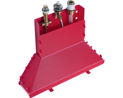 Скрытая часть смесителя Hansgrohe Secubox на 3 отверстия на край ванны 13437180