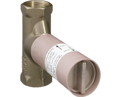 Скрытая шпиндельная часть запорного вентиля Hansgrohe 15973180, расход воды 52 л/мин