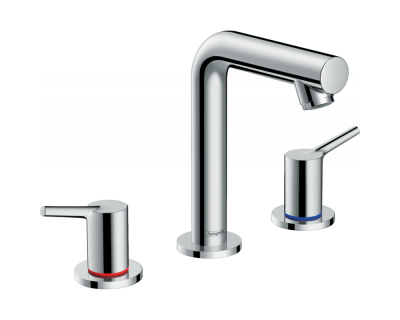 Смеситель для раковины Hansgrohe, на 3 отверстия, со сливным гарнитуром, 72130000