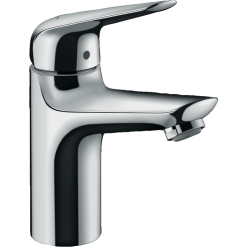 Смеситель Hansgrohe Novus для раковины однорычажный со средним изливом и сливным гарнитуром, хром 71030000