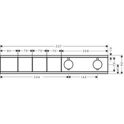 Термостат Hansgrohe RainSelect для скрытой установки 3 функции 15381000