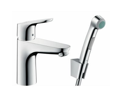 Смеситель Hansgrohe Focus для умывальника с  псевдобиде и донным клапаном Push-Open 31927000