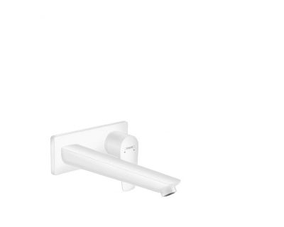 Смеситель Hansgrohe Talis E для раковины, однорычажный, СМ, излив 225 мм, матовый белый 71734700