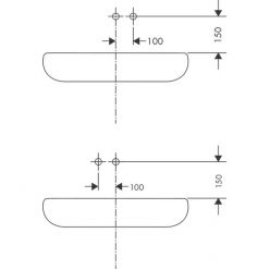 Смеситель Hansgrohe Talis E для раковины, однорычажный, СМ, излив 225 мм, матовый белый 71734700