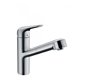 Кухонный смеситель Hansgrohe Focus M42, однорычажный с вытяжным изливом 71814000