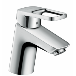 Смеситель Hansgrohe Logis loop для раковины со сливным гарнитуром, хром 71150000
