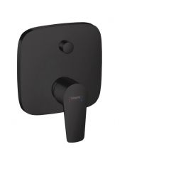 Смеситель Hansgrohe Talis E для ванны, однорычажный, СМ, со встроенной защитной комбинацией, матовый черный 71474670