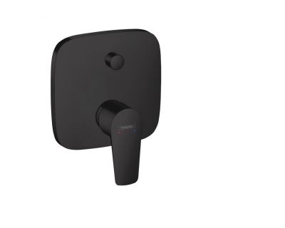 Смеситель Hansgrohe Talis E для ванны, однорычажный, СМ, со встроенной защитной комбинацией, матовый черный 71474670