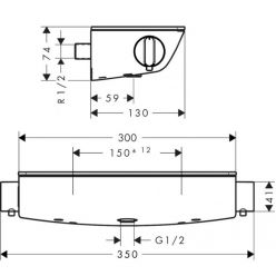Термостат Hansgrohe Ecostat Select для душа 13111000