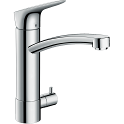 Смеситель Hansgrohe Logis для кухонной мойки с запорным вентилем для посудомоечной машины 71834000