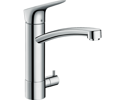 Смеситель Hansgrohe Logis для кухонной мойки с запорным вентилем для посудомоечной машины 71834000