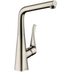 Смеситель Hansgrohe Metris Select для кухонной мойки с высоким изливом, под сталь 14883800