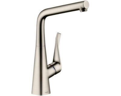 Смеситель Hansgrohe Metris Select для кухонной мойки с высоким изливом, под сталь 14883800