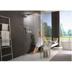 Термостат Hansgrohe RainSelect для душа на 3 потребителя, белый/хром 15356400