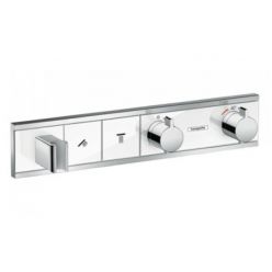 Термостат Hansgrohe RainSelect для душа, белый/хром 15355400