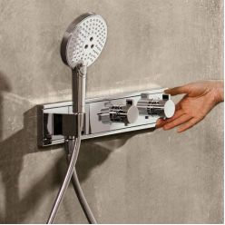 Термостат Hansgrohe RainSelect для душа, белый/хром 15355400