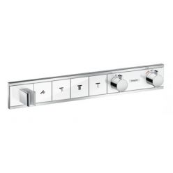 Термостат Hansgrohe RainSelect для душа, белый/хром 15357400