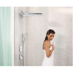 Термостат Hansgrohe ShowerSelect Highfow для душа с отдельным выводом для ручного душа, стеклянный 15735400