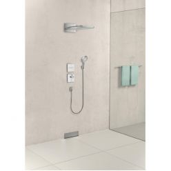 Термостат Hansgrohe ShowerSelect Highfow для душа с отдельным выводом для ручного душа, стеклянный 15735400