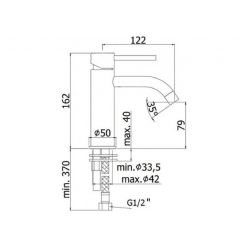 Смеситель для раковины Paffoni Light LIG071HG