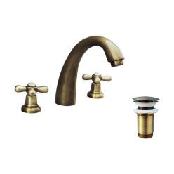 Смеситель Rav Slezak Morava Retro MK133.5SM для раковины бронза