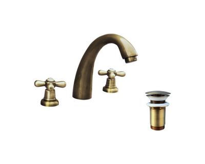 Смеситель Rav Slezak Morava Retro MK133.5SM для раковины бронза