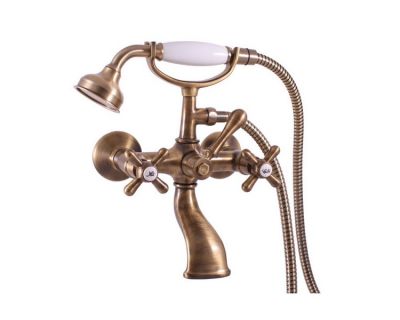 Смеситель Rav Slezak Morava Retro MK159.5/2SM для ванны с душем бронза