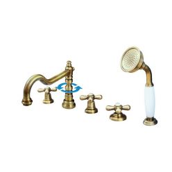 Смеситель Rav Slezak Morava Retro MK164.5PSM для ванны бронза
