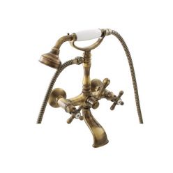 Смеситель Rav Slezak Morava Retro MK160.5/2SM для ванны с душем бронза