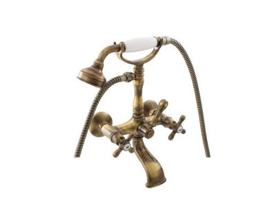 Смеситель Rav Slezak Morava Retro MK160.5/2SM для ванны с душем бронза
