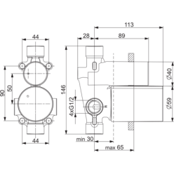 Корпус смесителя для душa Oras 2327