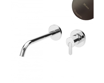 Смеситель для умывальника Bruma Leaf 1670119MG Gunmetal