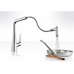 Смеситель Hansgrohe Metris 14820800 для кухонной мойки