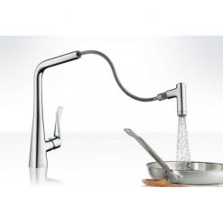 Смеситель Hansgrohe Metris Select 14884000 для кухонной мойки