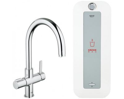 Смеситель Grohe Red Duo 30079000 для кухонной мойки, с водонагревателем