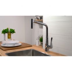 Смеситель Hansgrohe Metris 14820000 для кухонной мойки