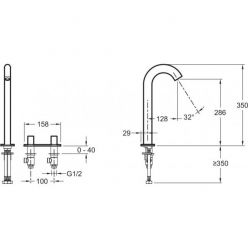 Смеситель Jacob Delafon Talan E10094RU-CP для раковины