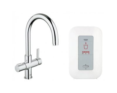 Смеситель Grohe Red Duo 30083000 для кухонной мойки, с водонагревателем