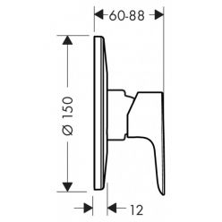 Смеситель Hansgrohe Talis E 71766000 для душа