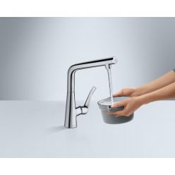 Смеситель Hansgrohe Metris S 14883000 для кухонной мойки