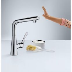 Смеситель Hansgrohe Metris S 14883000 для кухонной мойки