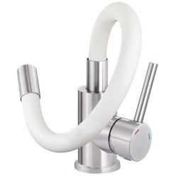 Смеситель для мойки Deante NEO LUNO BOC_W720 белый/хром