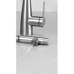 Смеситель для кухни Deante ERIDAN Titanium BRE_F75M с подключением фильтра, брашированная сталь Смеситель для кухни Deante ERIDAN Titanium BRE_F75M с подключением фильтра, брашированная сталь