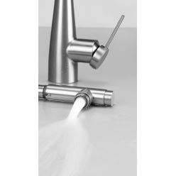 Смеситель для кухни Deante ERIDAN Titanium BRE_F75M с подключением фильтра, брашированная сталь Смеситель для кухни Deante ERIDAN Titanium BRE_F75M с подключением фильтра, брашированная сталь